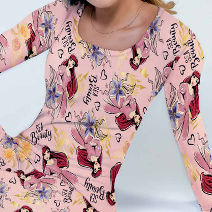 KIT ROPA PARA DORMIR PIJAMA PRINCESAS 9017