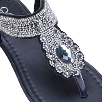 KIT SANDALIA PLANAS CON BRILLOS