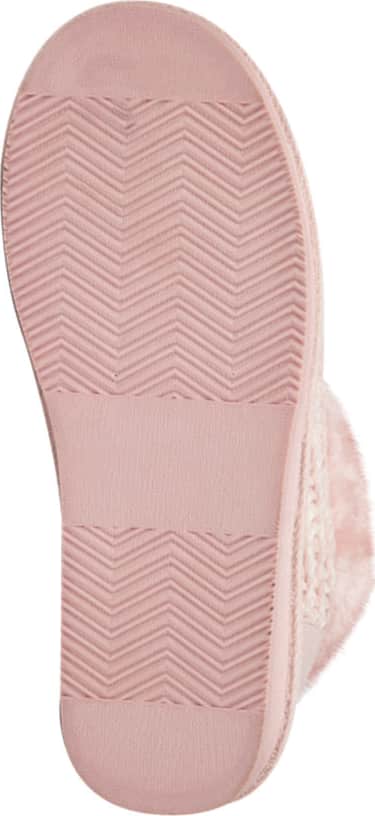 Bota Pantufla Textil Tejido Peluche