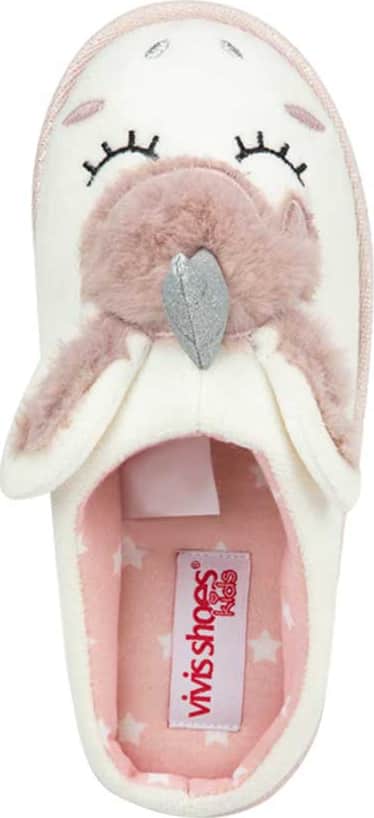 PANTUFLA SUECA PELUCHE UNICORNIO
