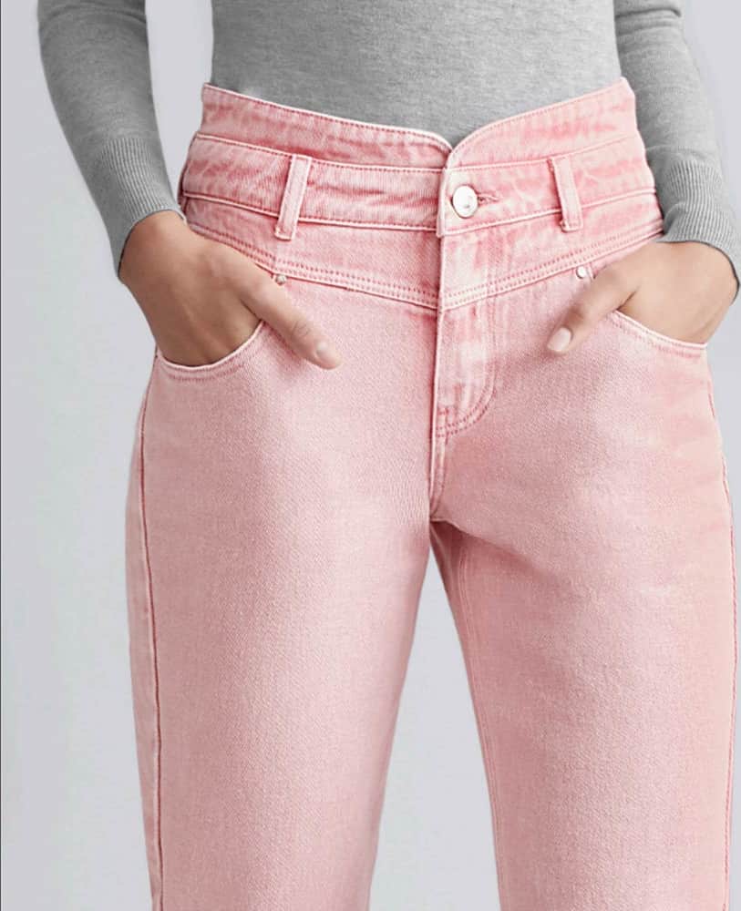 Jeans Baggy Cintura Super Alta