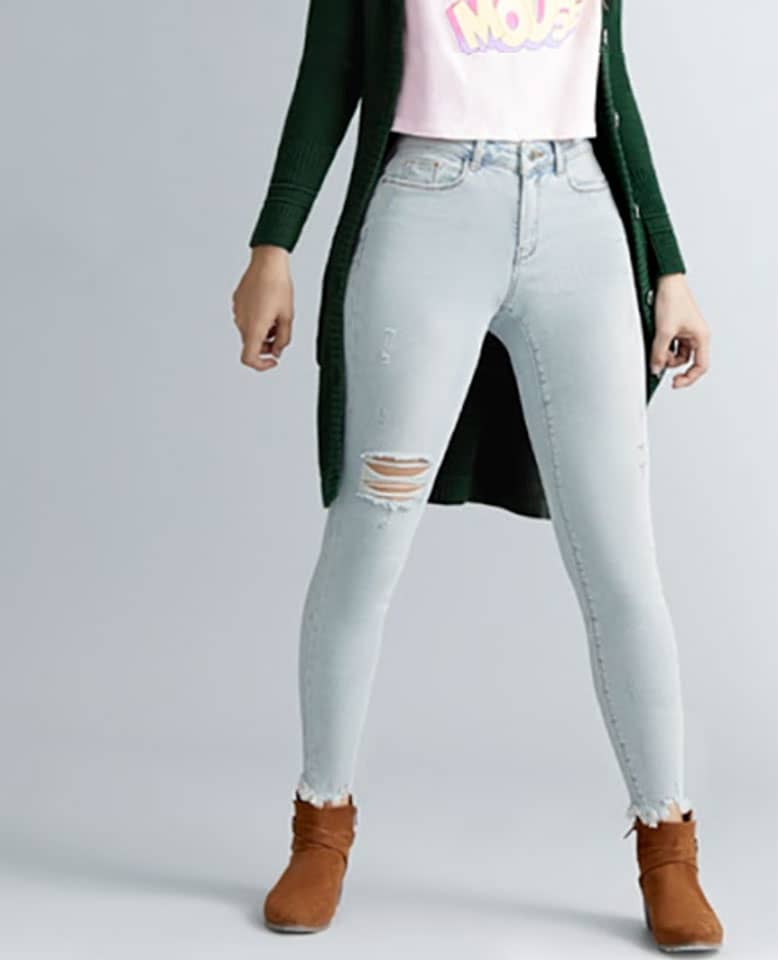 Jeans Slim Skinny Cintura Regular