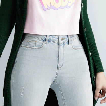 Jeans Slim Skinny Cintura Regular