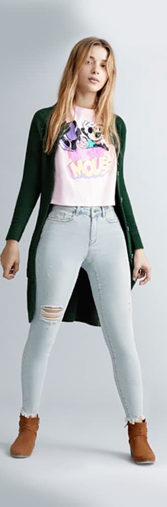 Jeans Slim Skinny Cintura Regular