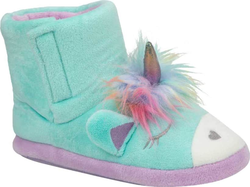 Pantufla Bota Peluche Unicornio