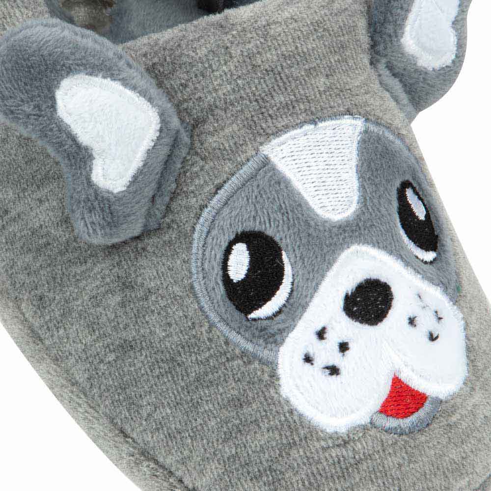 Pantufla Cerrada Peluche Perro