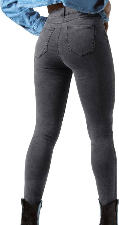 JEANS SÚPER SKINNY CINTURA ALTA