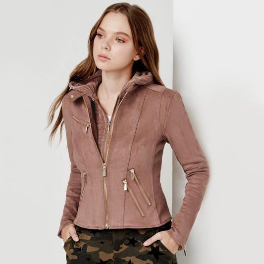 CHAMARRA CASUAL HOLLY LAND GER1 ~ DAMA Rosa