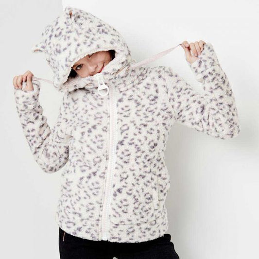 CHAMARRA CASUAL HOLLY LAND LAND BIGO ~ DAMA Blanco Animal Print